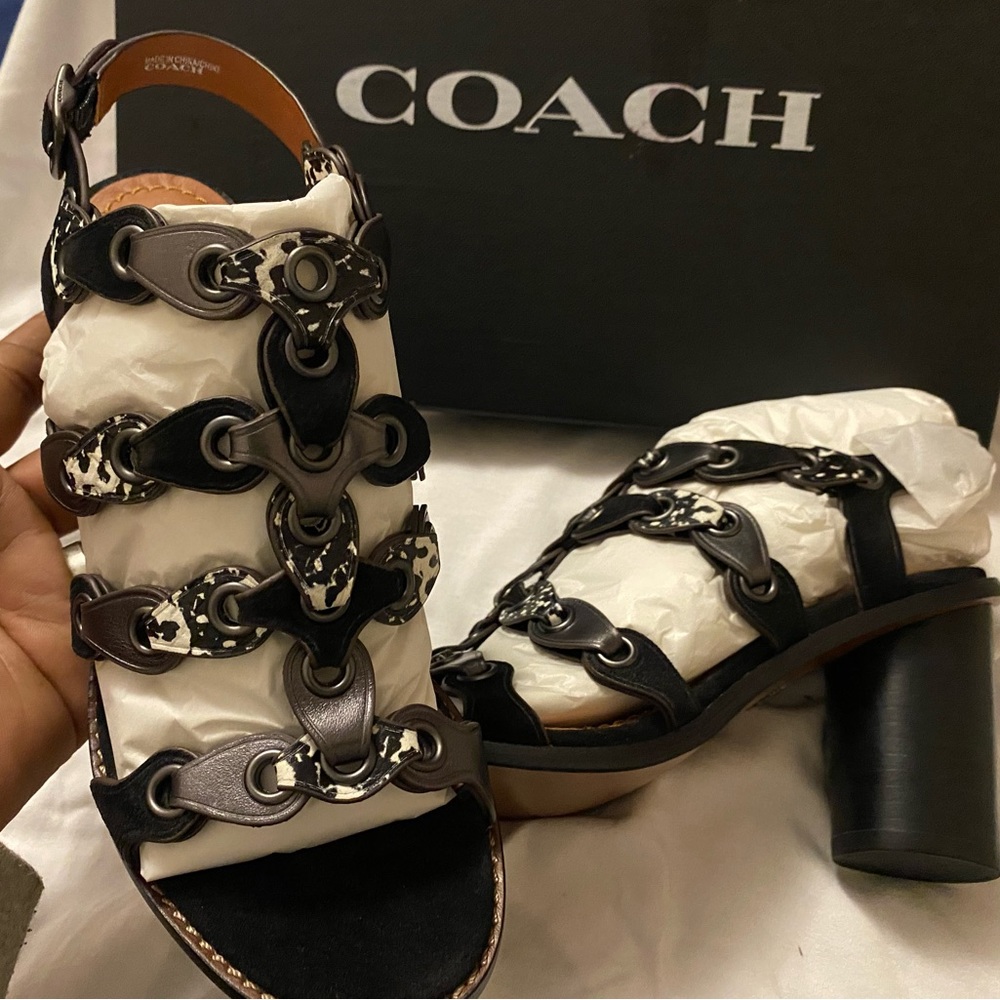NWT NW COACH MH SANDAL CLL MXM